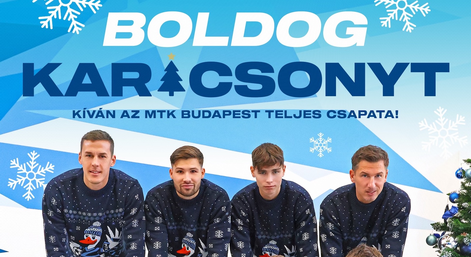 Boldog Karácsonyt kíván az MTK Budapest!