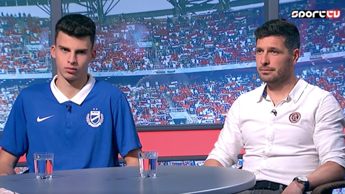 “Sokat adott mindenkinek az ifi BL-szereplés” - Balogh Béla és Csenterics Adrián volt a Sport TV vendége (Videó)