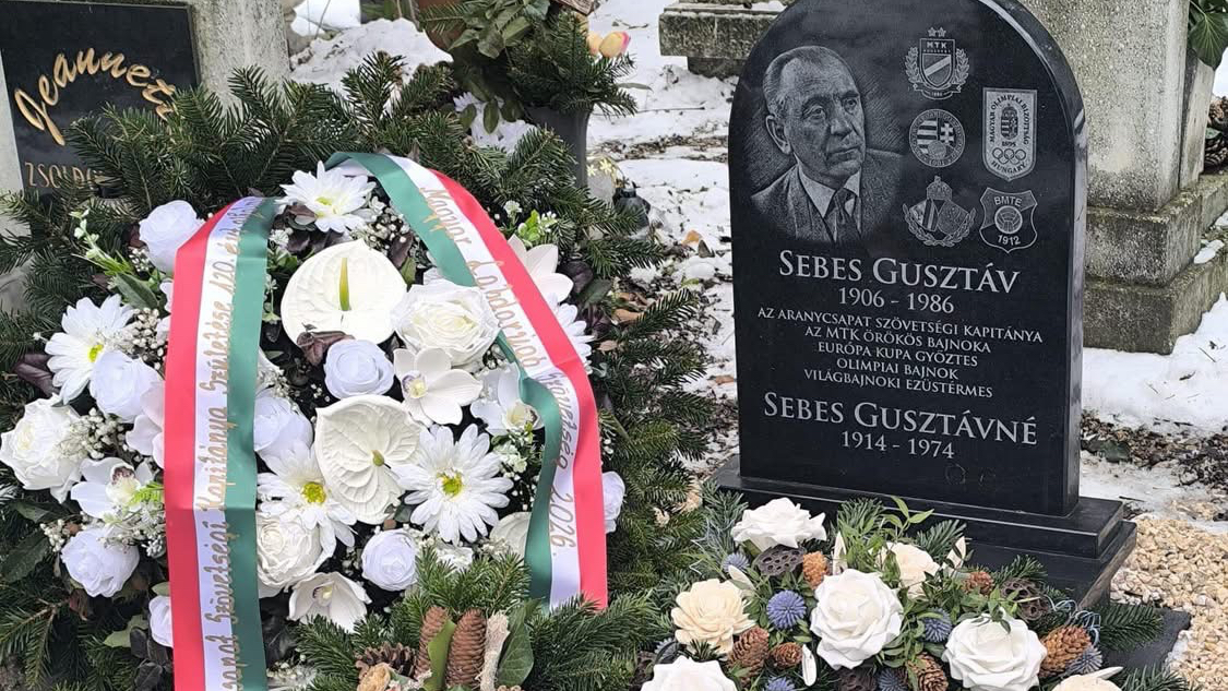 120 éve született Sebes Gusztáv - megkoszorúztuk a síremlékét